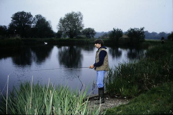 Fishing a lower Avon carrier stream