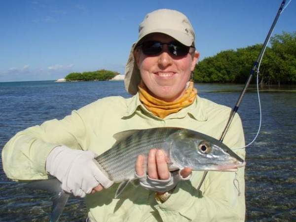 Bonefish caught on the flats at Los Roques