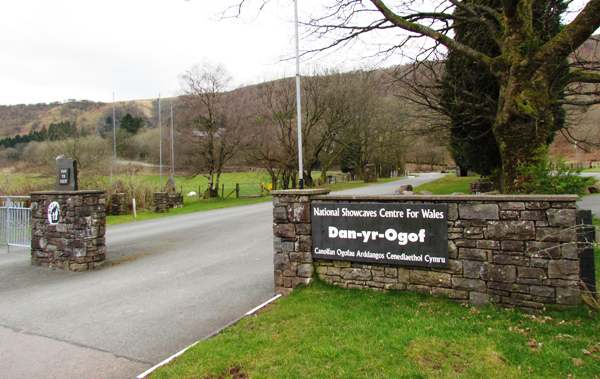 The entrance to Dan yr Ogof