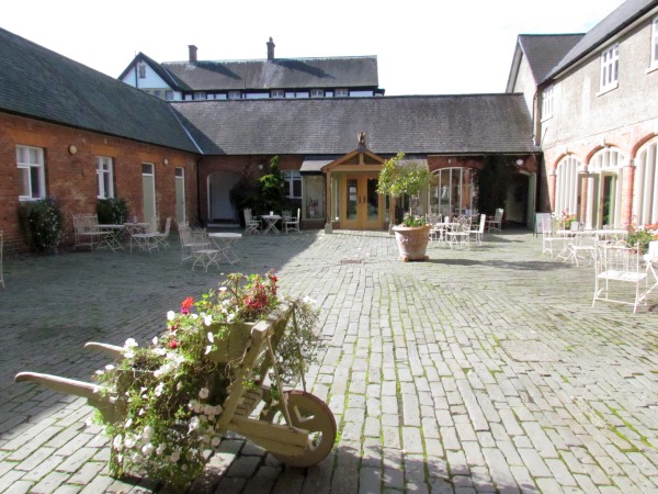 The Courtyard with cafe and gift shop